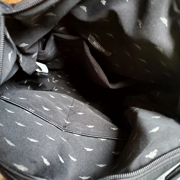 Roots Black Nylon Backpack - Picture 8 of 10